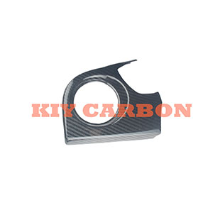 Twill Carbon Fiber Left Vent Dash Cover for Fiat F500